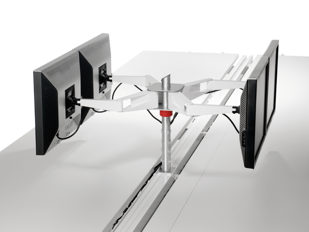 Sapper Monitor Arm Quadruple arm